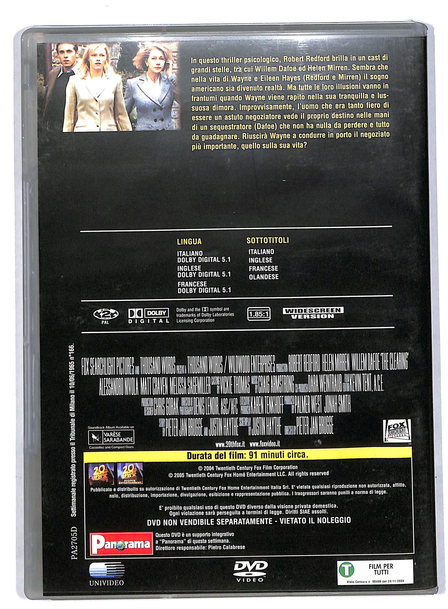 EBOND In ostaggio EDITORIALE DVD DB580118