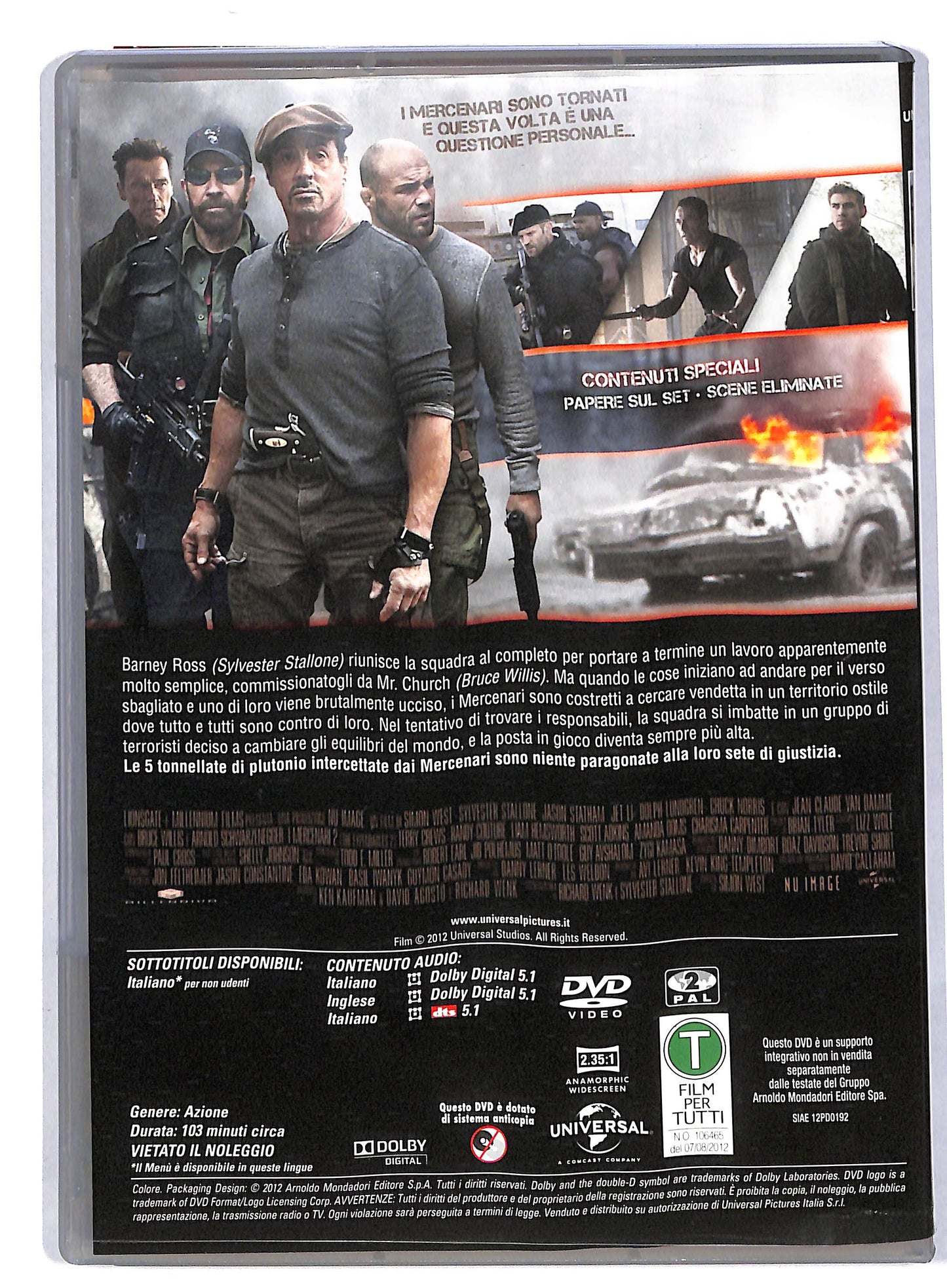 EBOND I mercenari 2 - The Expendables EDITORIALE DVD DB580122