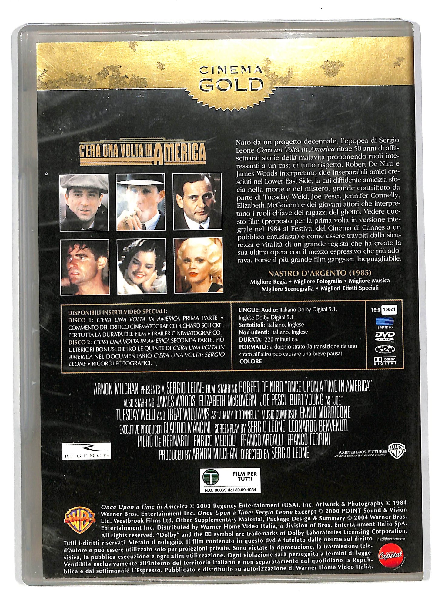 EBOND C'era Una Volta In America EDITORIALE DVD DB580154