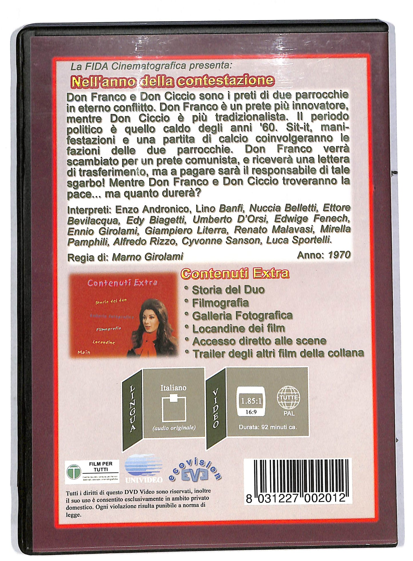 EBOND Don Franco E Don Ciccio Nell'anno Della Contestazione DVD DB580903