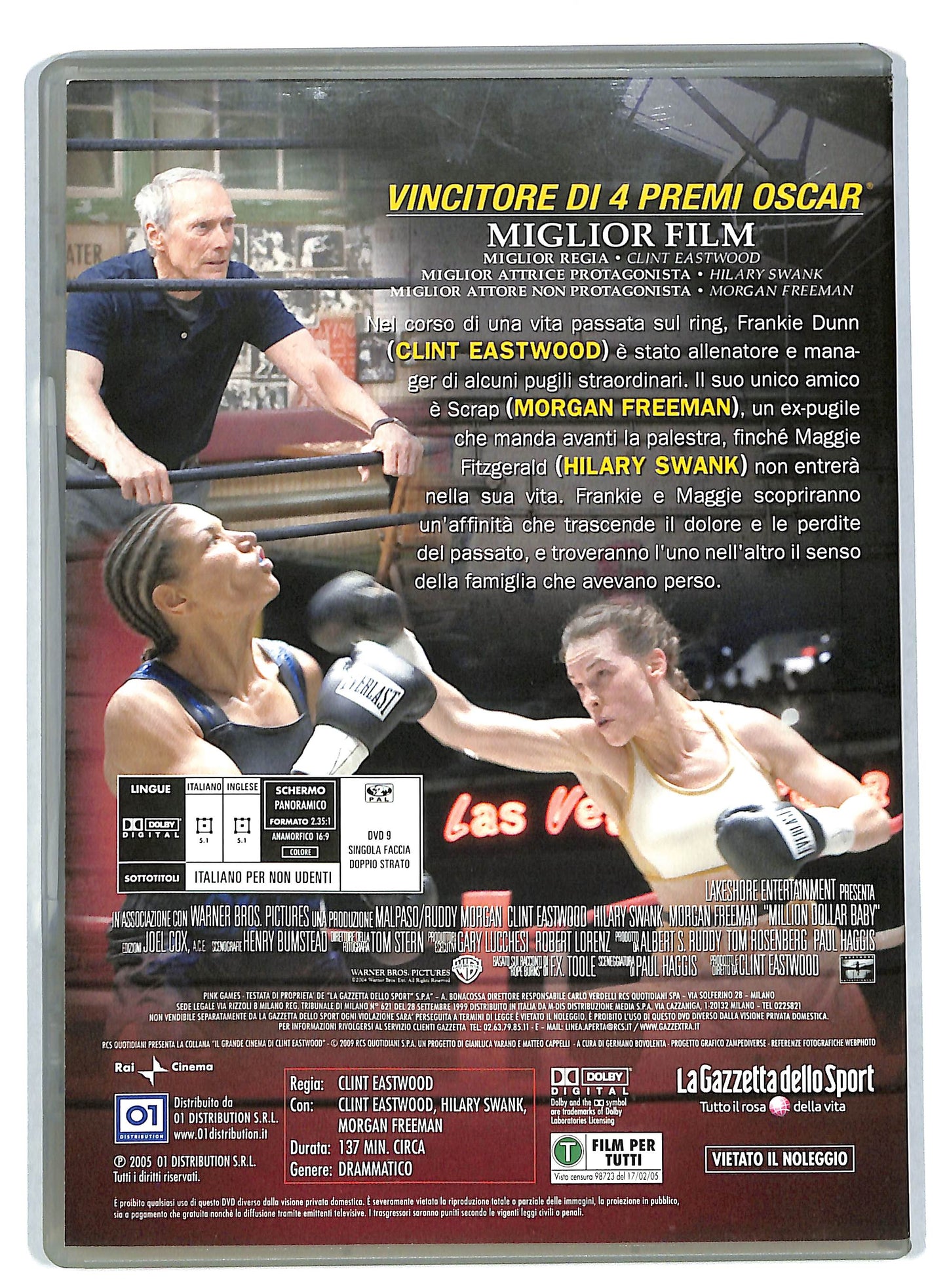 EBOND Million Dollar Baby EDITORIALE DVD DB580907