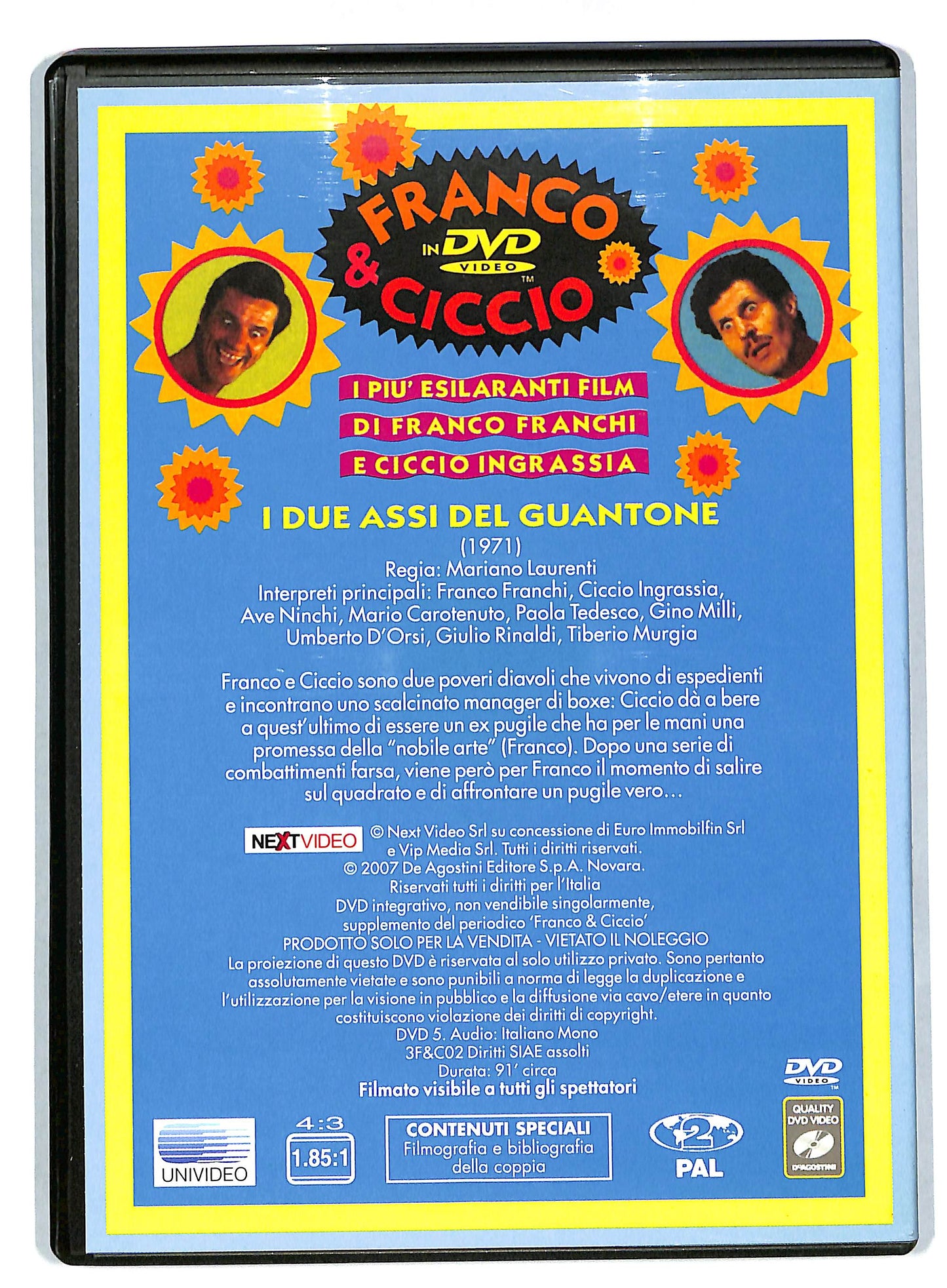 EBOND Franco e Ciccio - I due assi del guantone EDITORIALE DVD DB580912