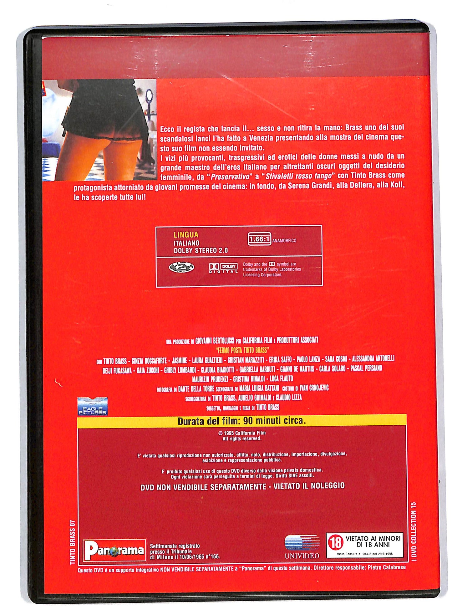 EBOND Fermo posta Tinto Brass EDITORIALE DVD DB580924