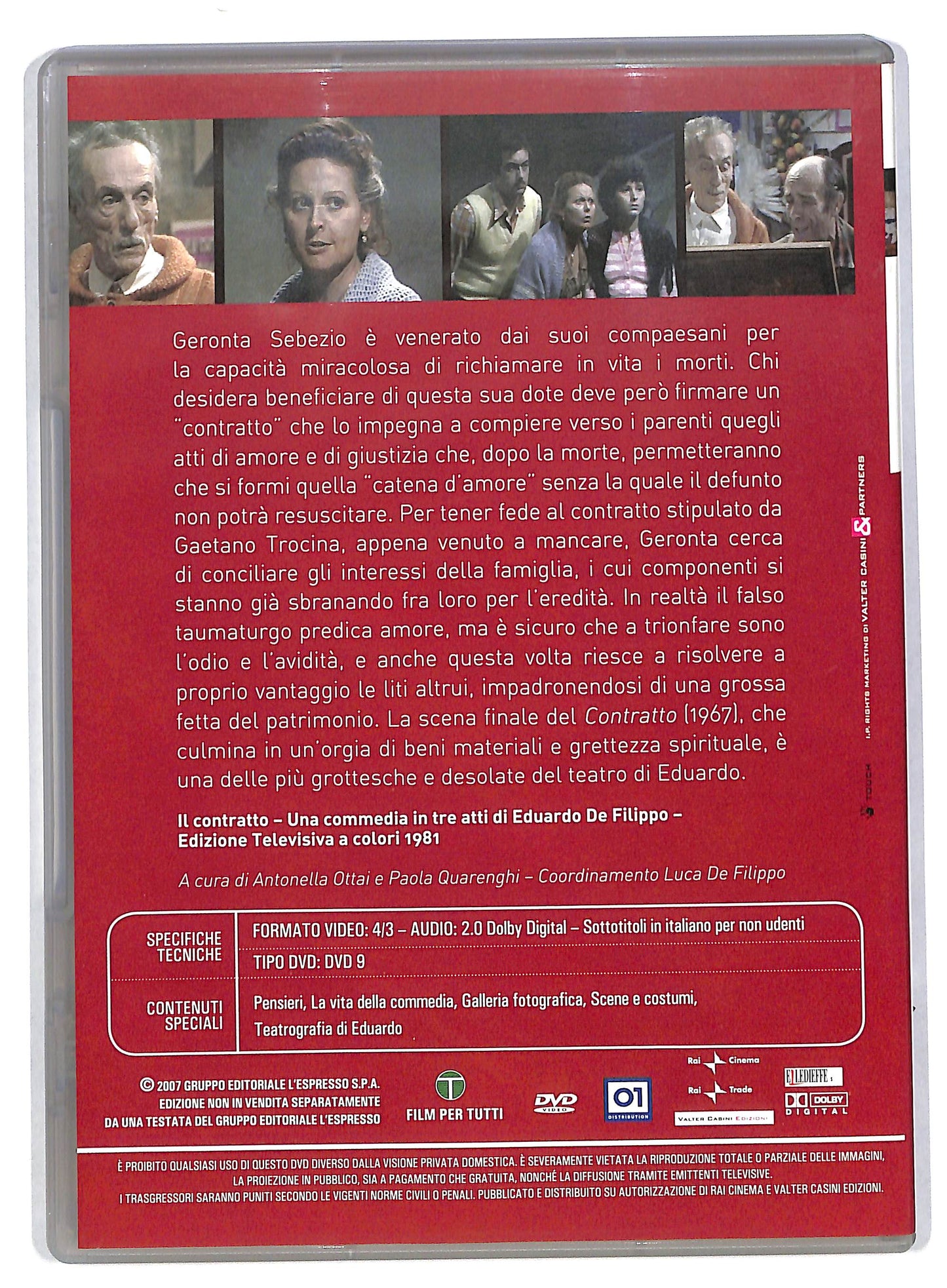 EBOND Il contratto - le commedie di Eduardo EDITORIALE DVD DB580931
