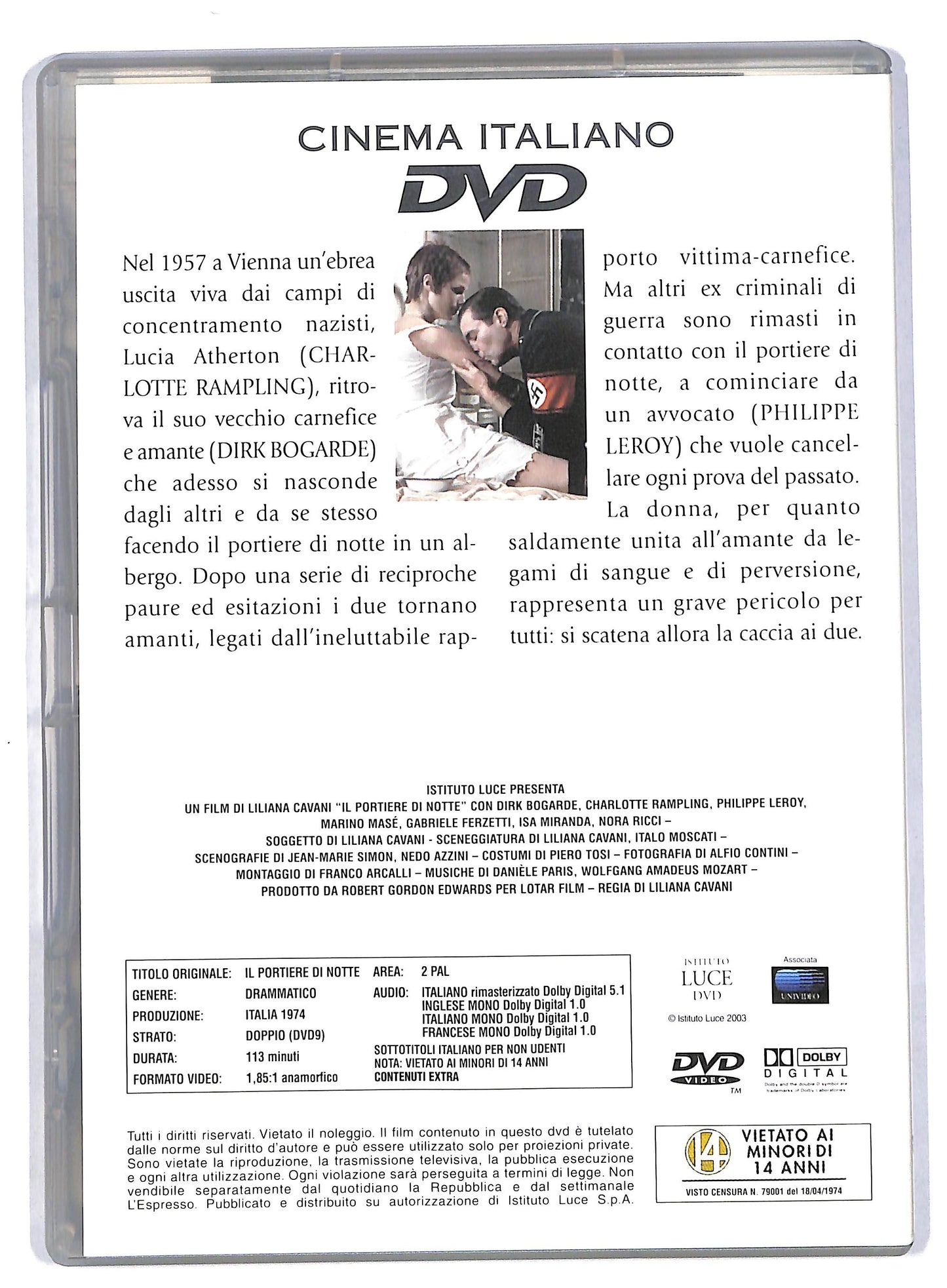 EBOND Il portiere di notte EDITORIALE DVD DB580966