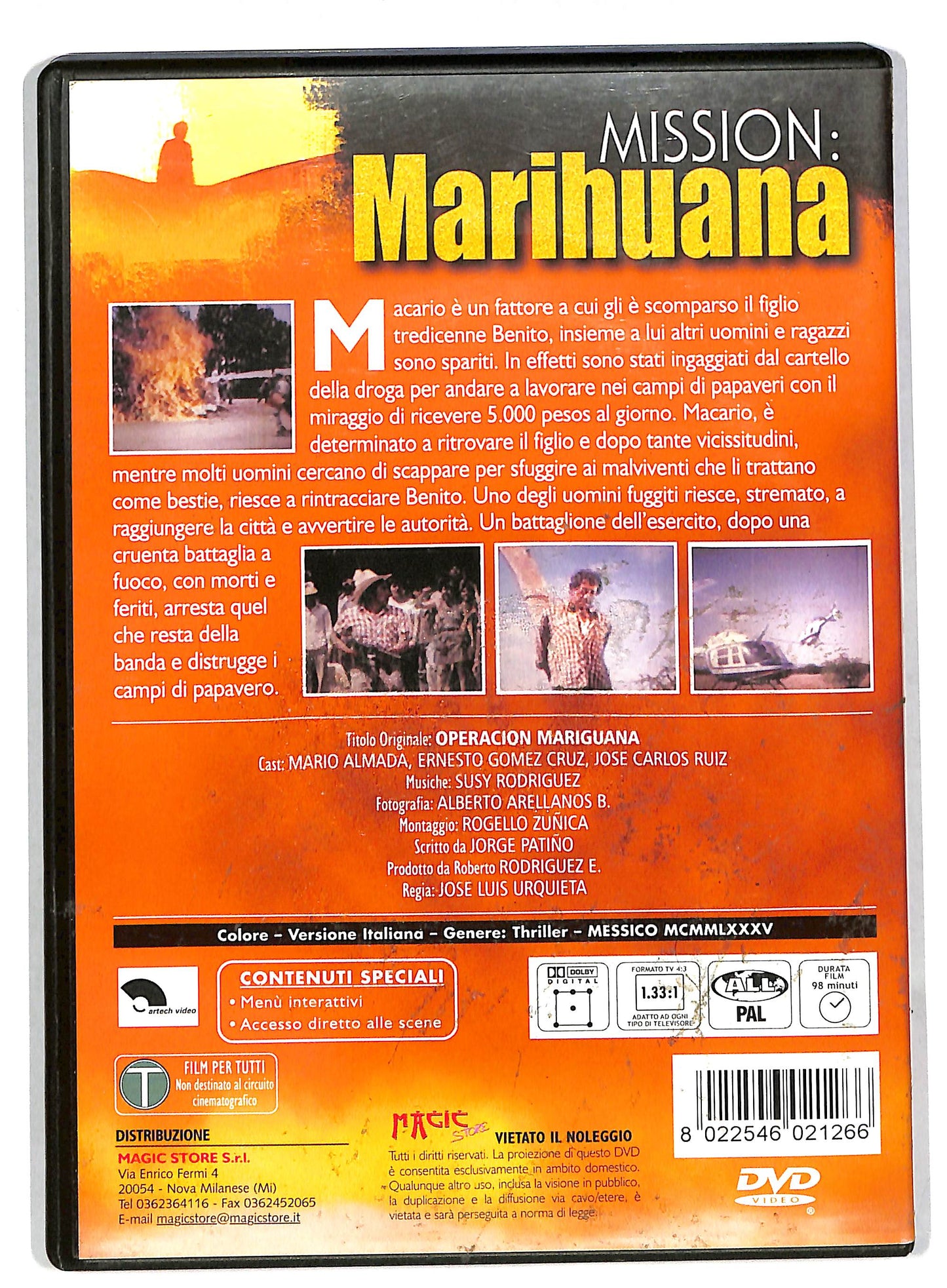 EBOND Mission marihuana DVD DB581101