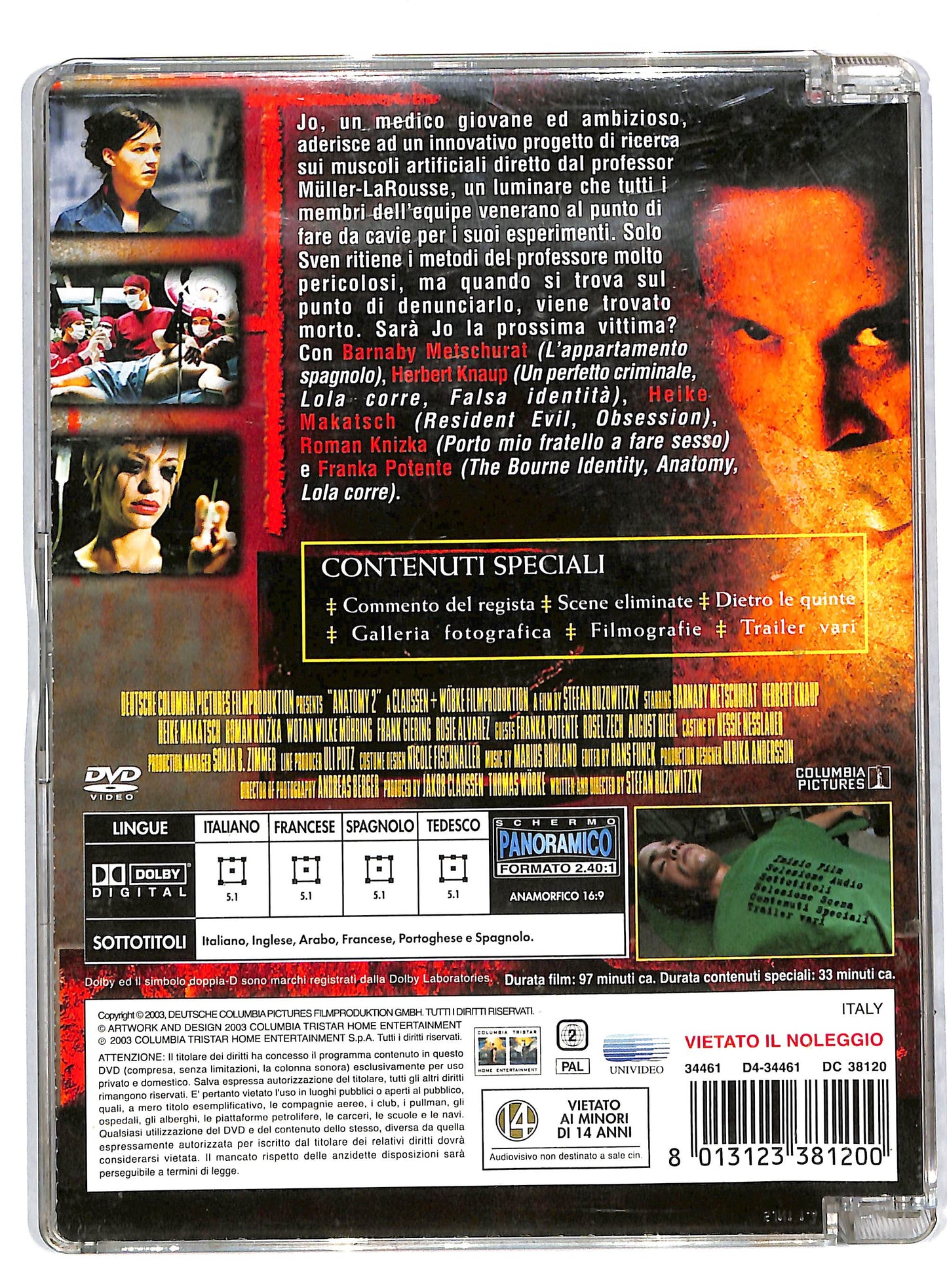 EBOND Anatomy 2 EDIZIONE SPECIALE SJB DVD DB581121