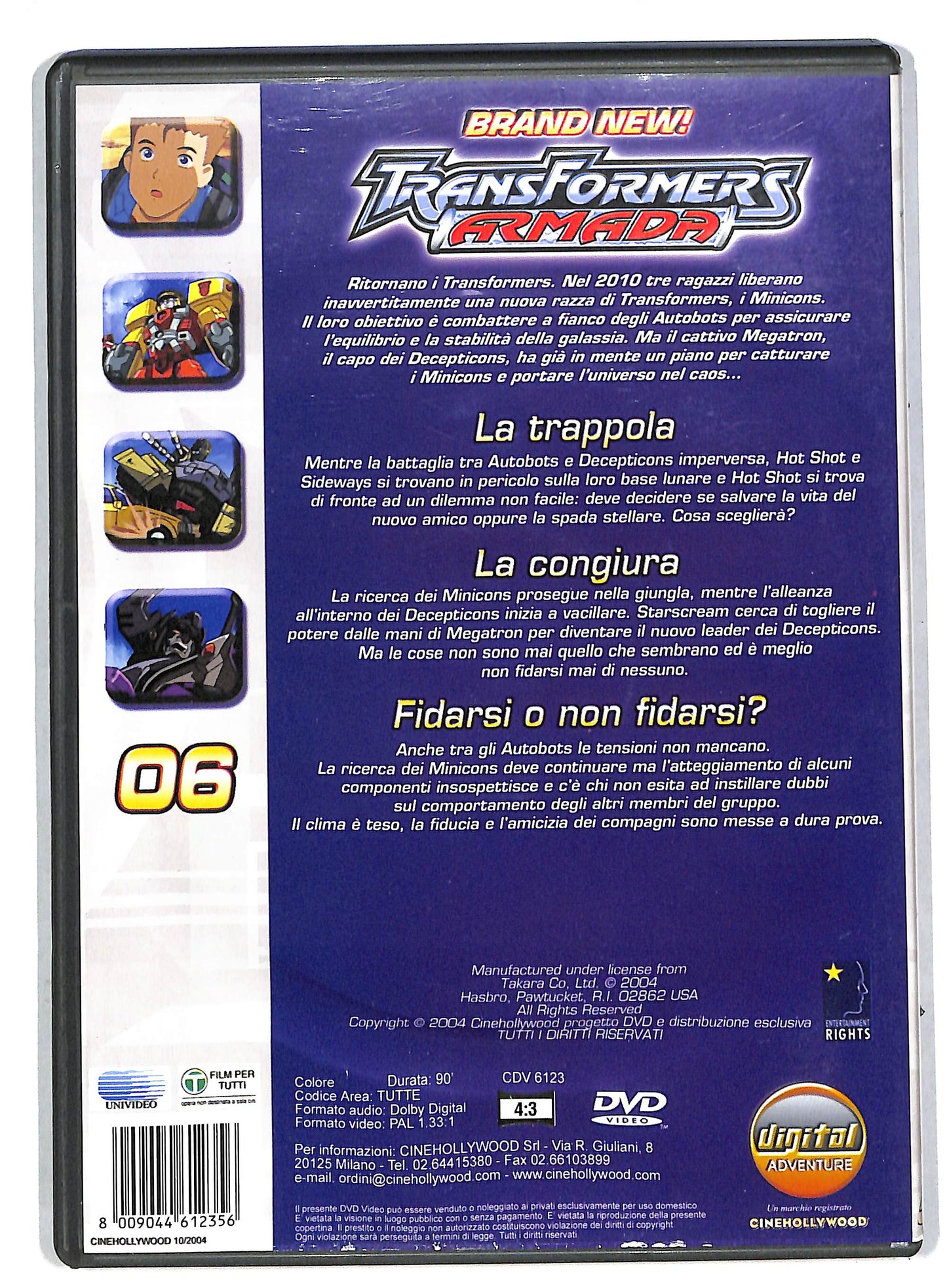 EBOND Transformers Armada - La trappola volume 06 DVD DB581602
