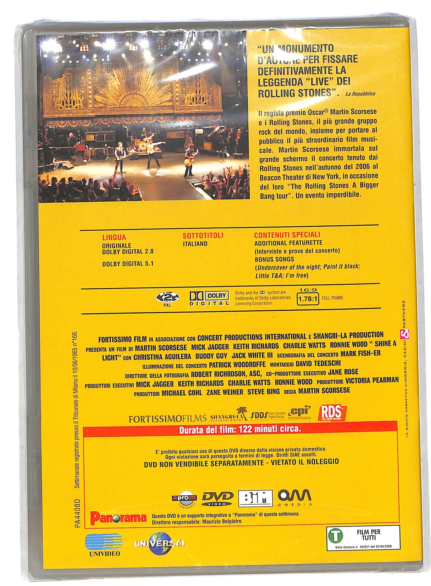 EBOND Shine A Light EDITORIALE DVD DB581614