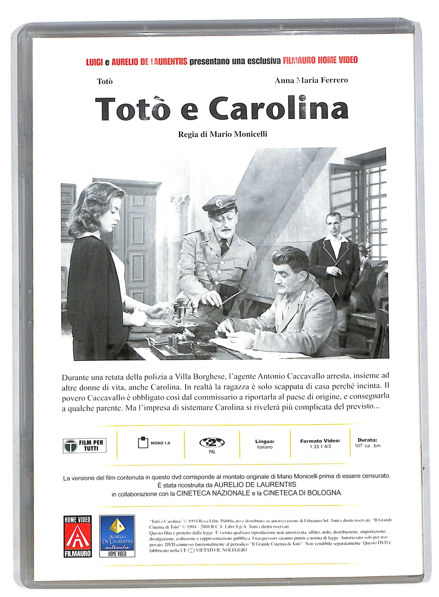 EBOND Toto e Carolina EDITORIALE DVD DB581658