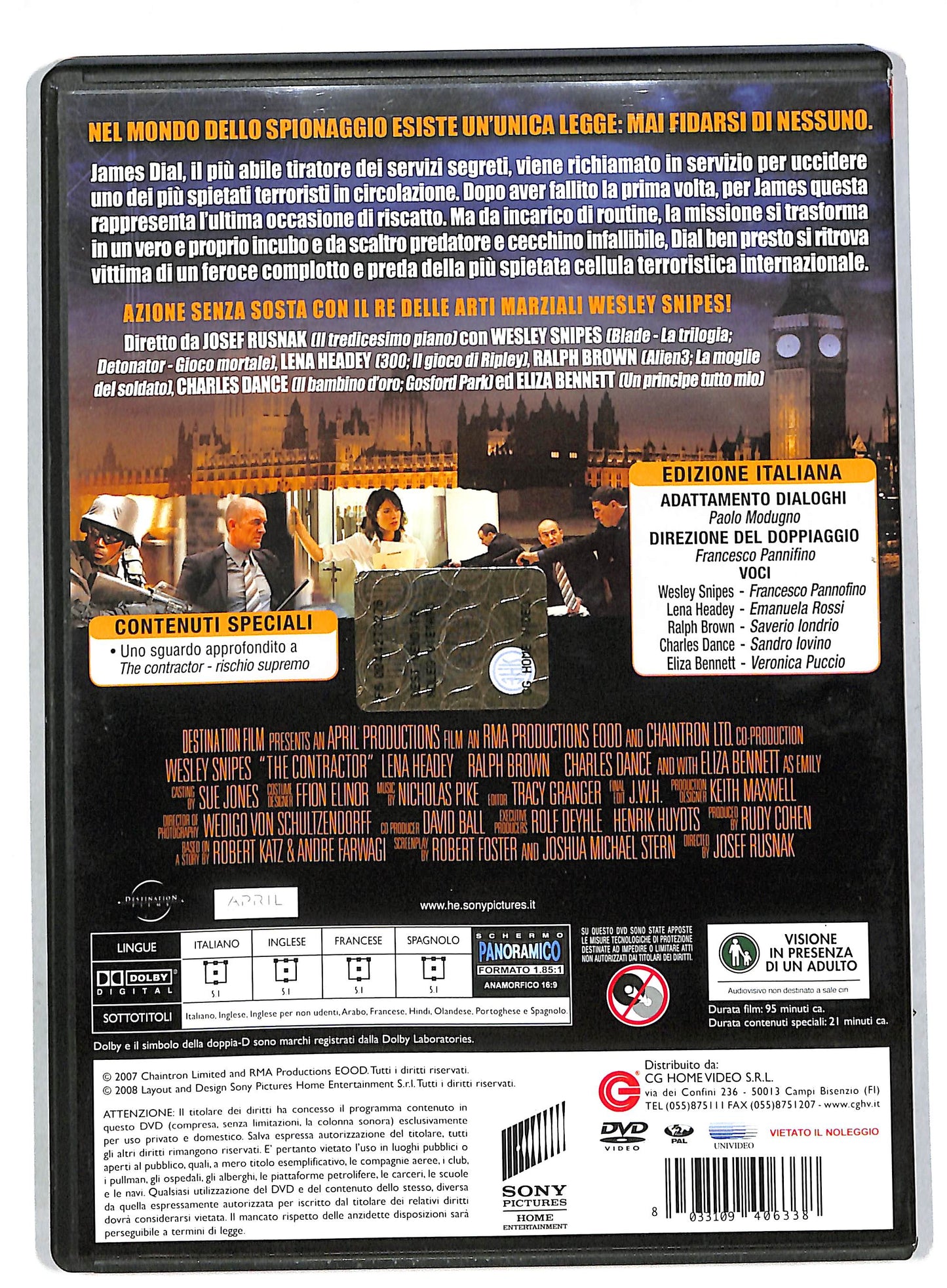 EBOND The Contractor - Rischio supremo DVD DB581955