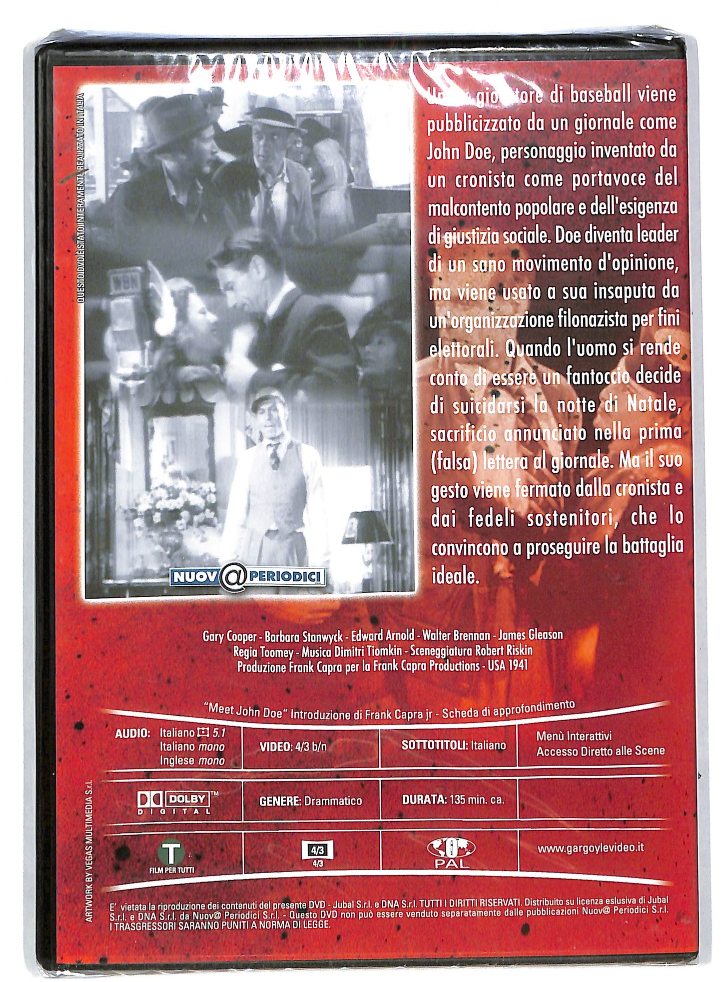 EBOND Arriva John Doe EDITORIALE DVD DB582417