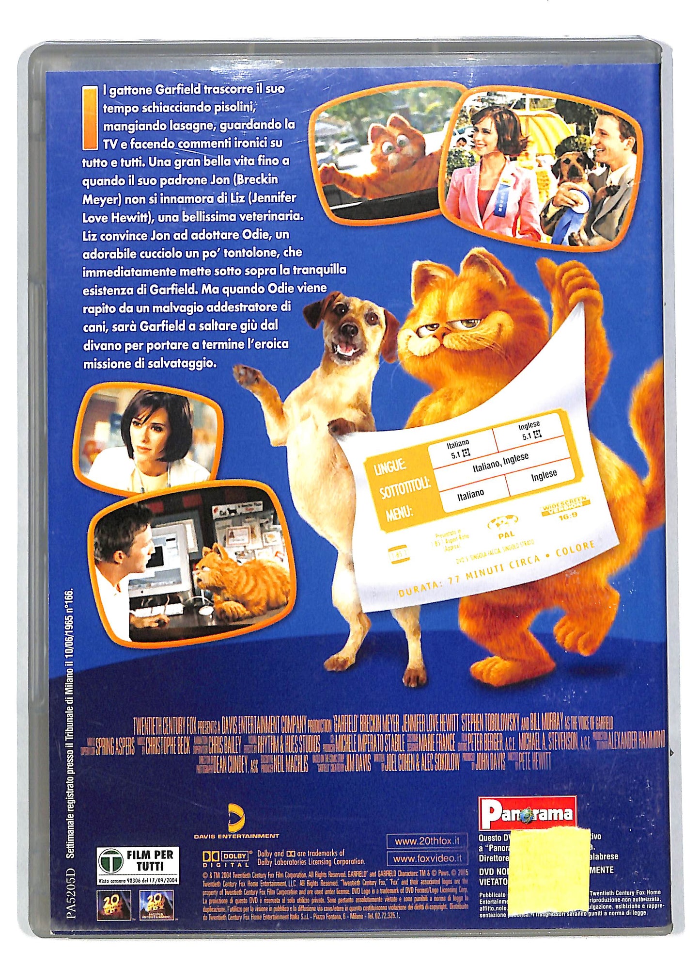 EBOND Garfield - Il film EDITORIALE DVD DB582418