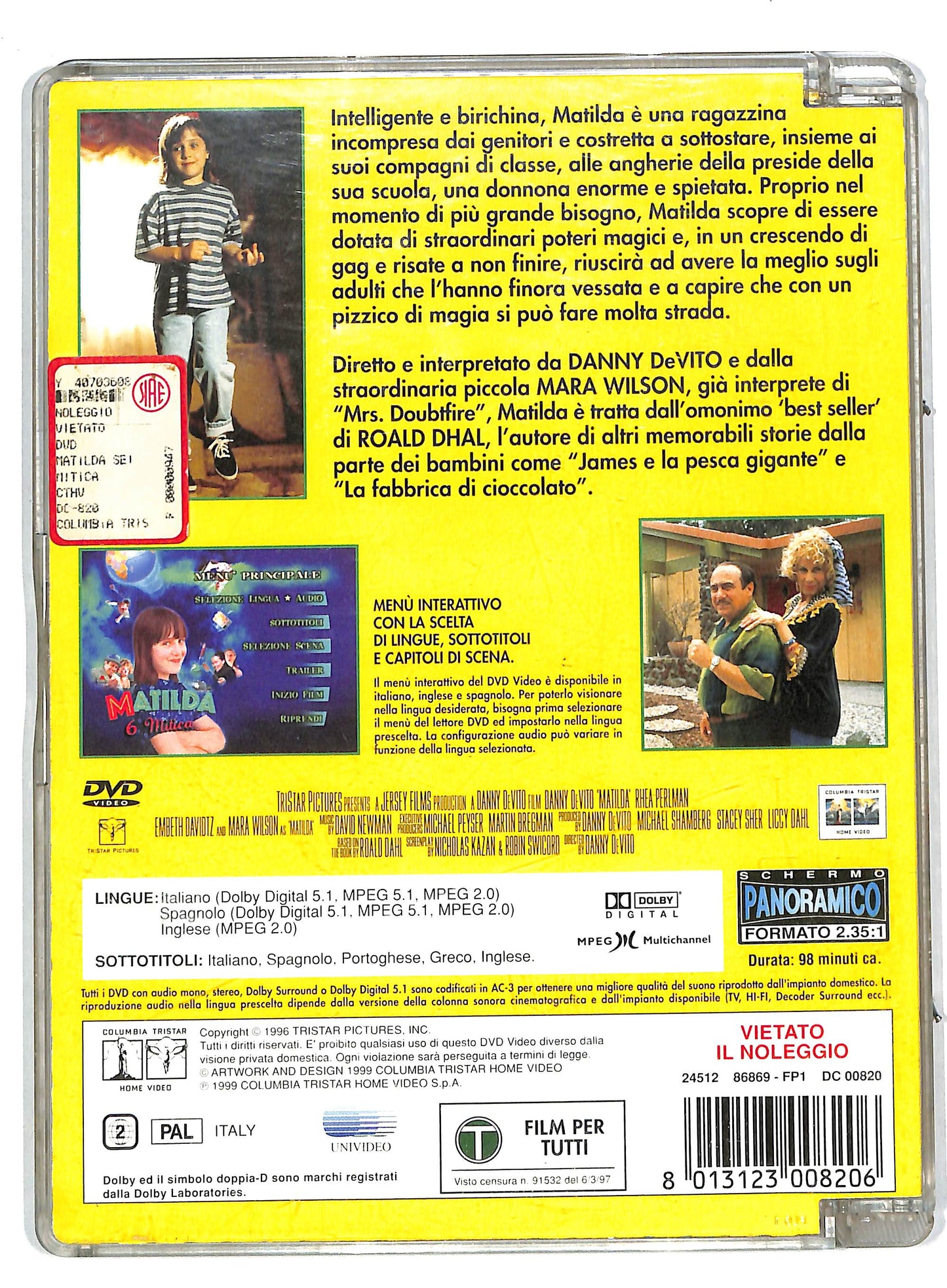 EBOND Matilda 6 mitica SJB DVD DB582427