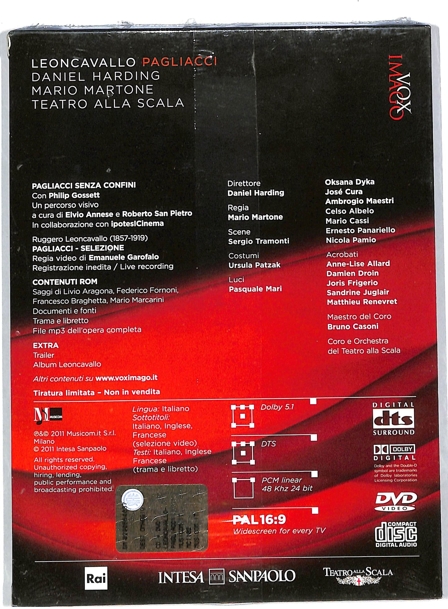 EBOND Leoncavallo Pagliacci EDITORIALE DVD DB582434