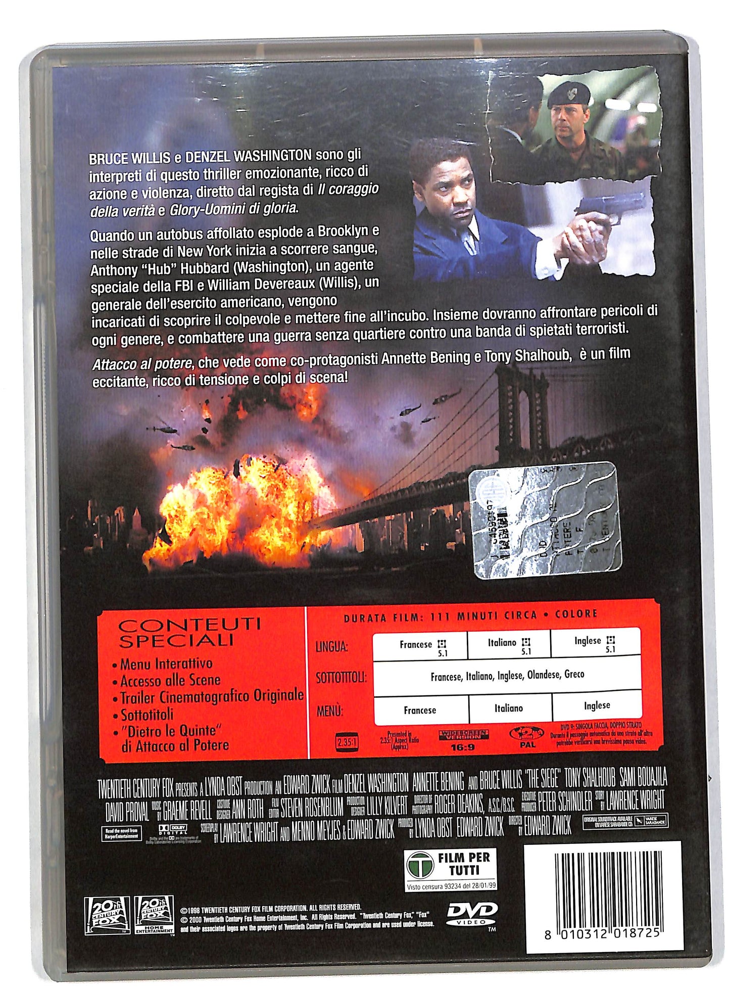 EBOND Attacco Al Potere DVD DB583932