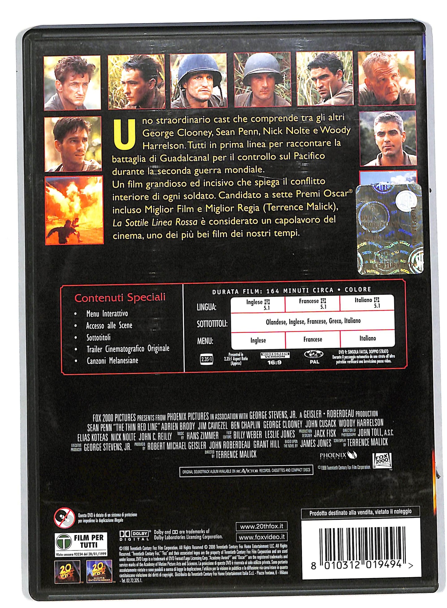 EBOND La sottile linea rossa DVD DB583958
