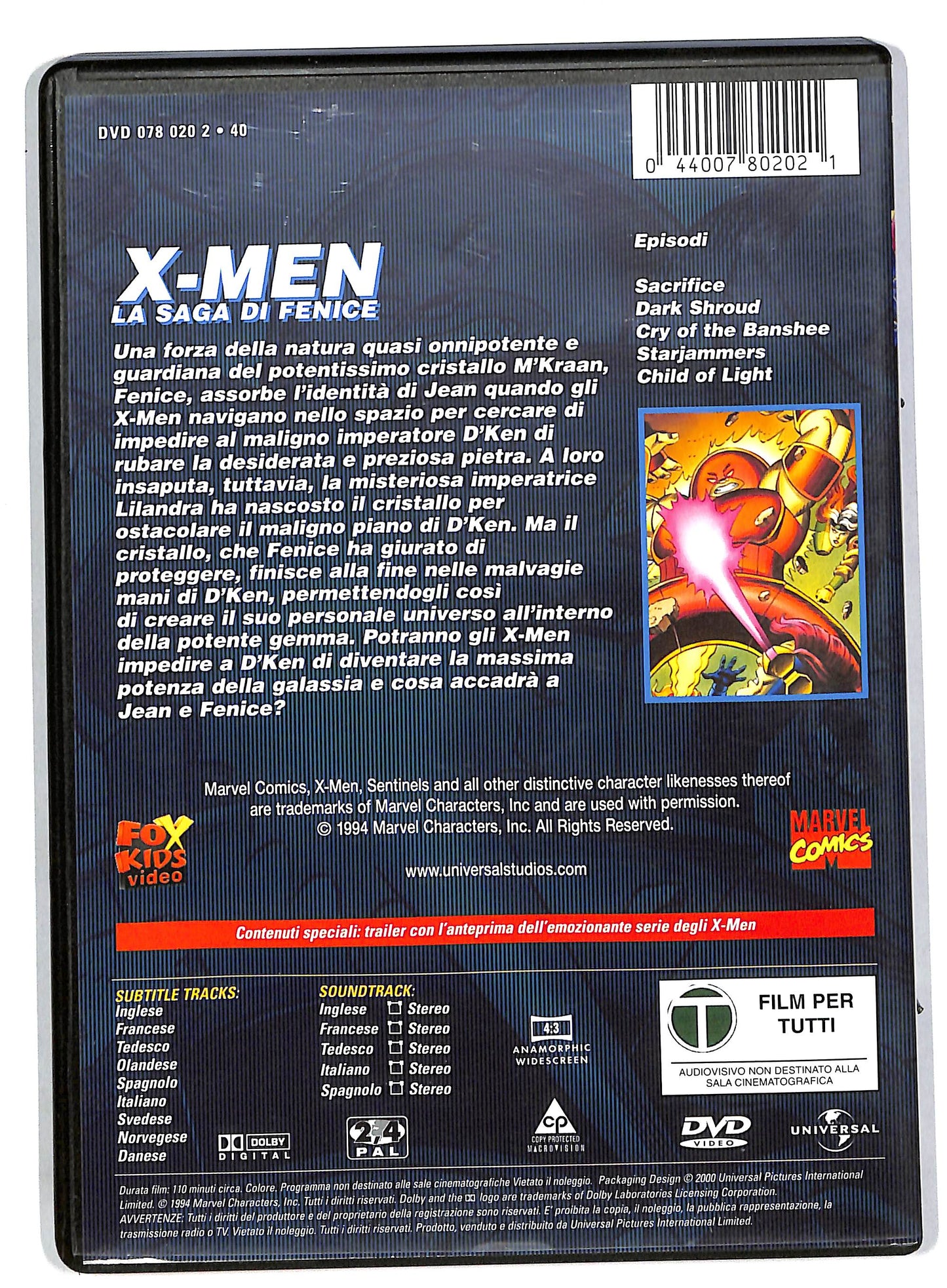 EBOND X-Men - La Saga Di Fenice DVD DB583964