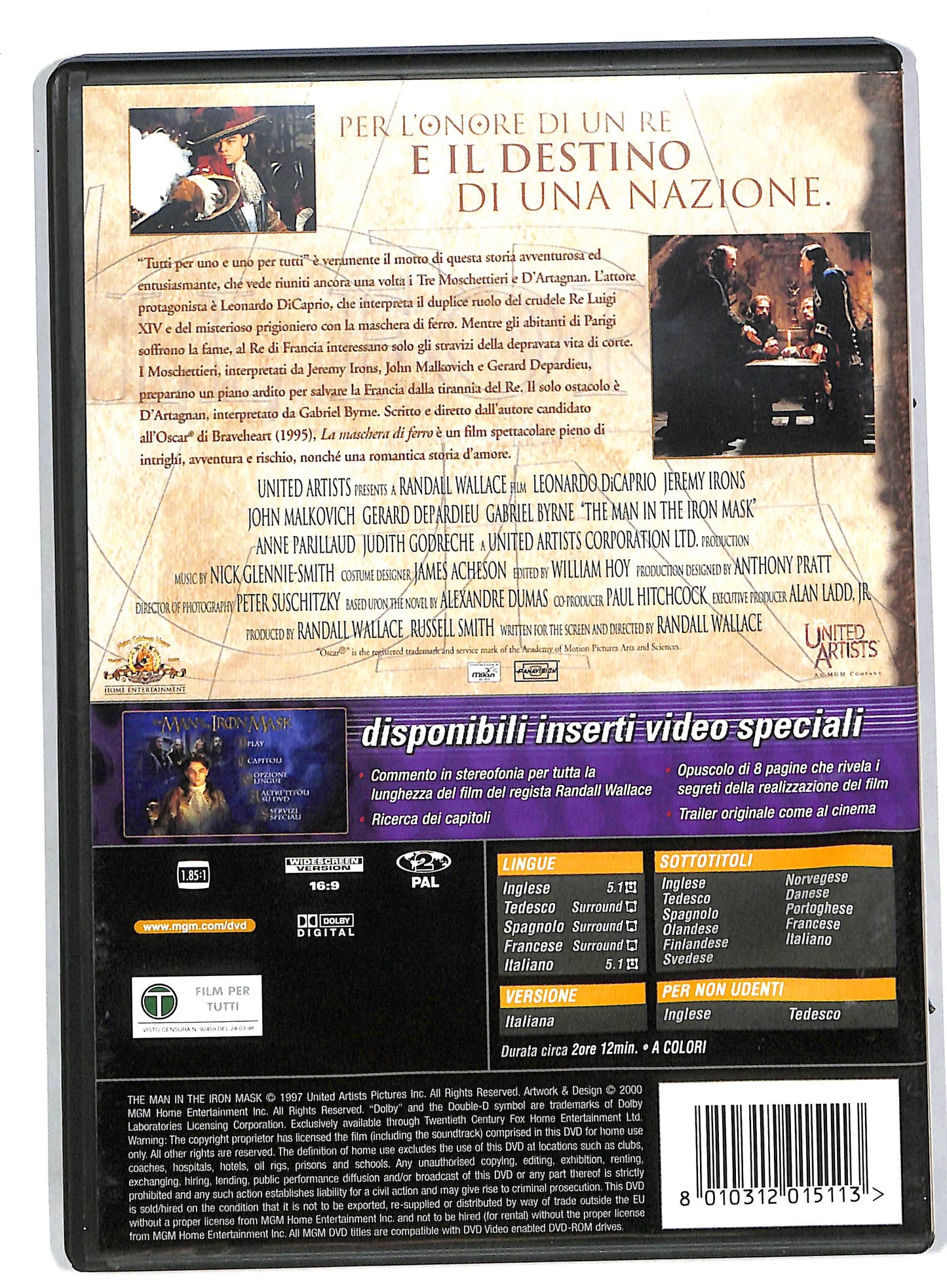 EBOND La maschera di ferro DVD DB583966