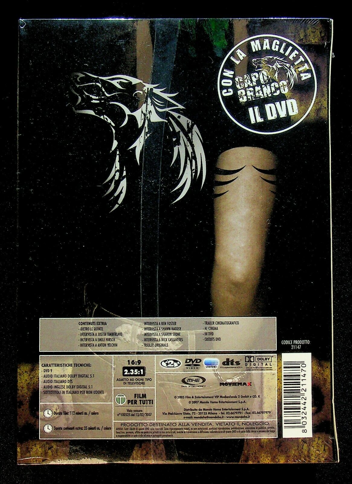 EBOND Alpha Dog DVD EDizione Deluxe + Maglietta DS008009