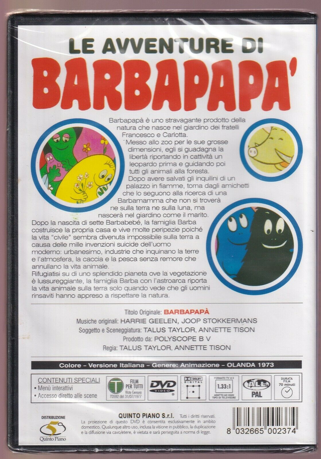 EBOND Le Avventure Di Barbapapa' DVD DS008051