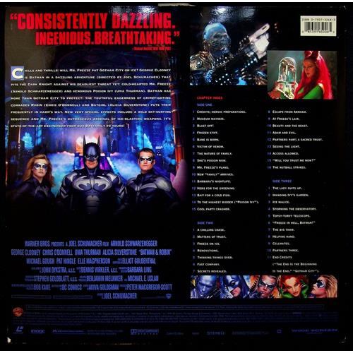 EBOND Batman & Robin (1997) Laser Disc Ntsc