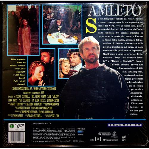 EBOND Amleto (1990) Laser Disc Pal