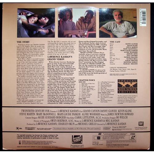 EBOND Grand Canyon (1991) Laser Disc Ntsc