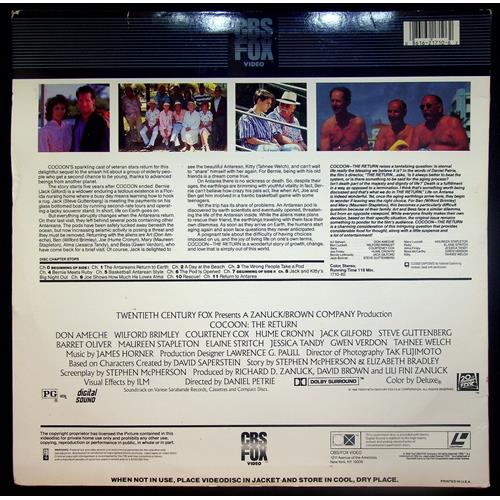 EBOND Cocoon: The Return (1988) Laser Disc Ntsc