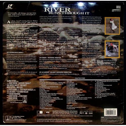 EBOND A River Runs Through It (1992) Laser Disc Ntsc