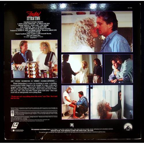 EBOND Fatal Attraction (1987) Laser Disc Ntsc