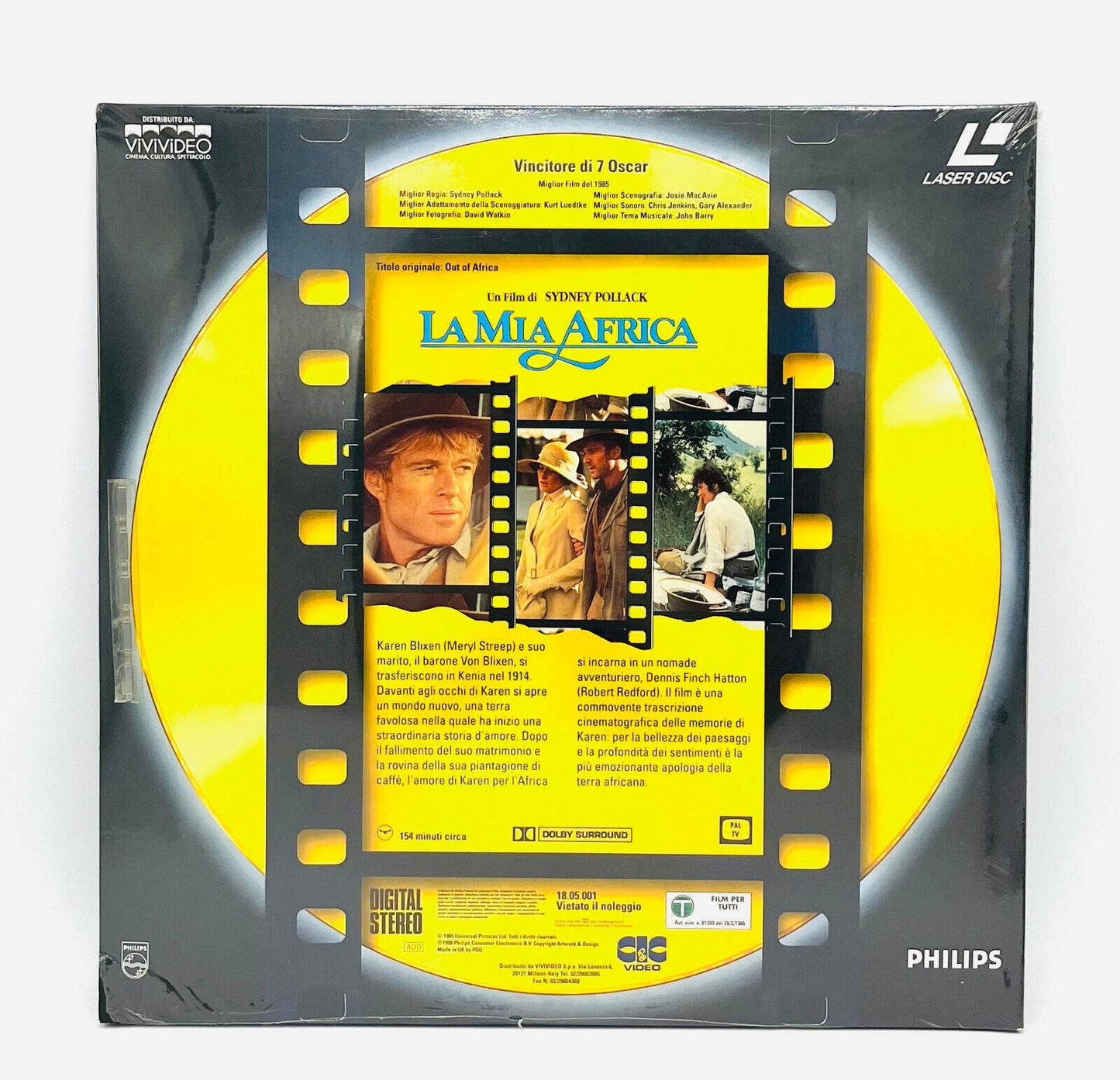 EBOND La Mia Africa Laser Disc Pal
