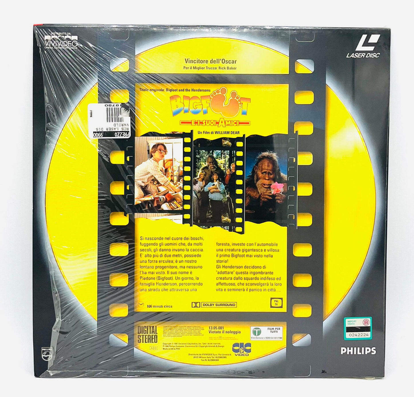 EBOND Bigfott E I Suoi Amici - Laser Disc Pal