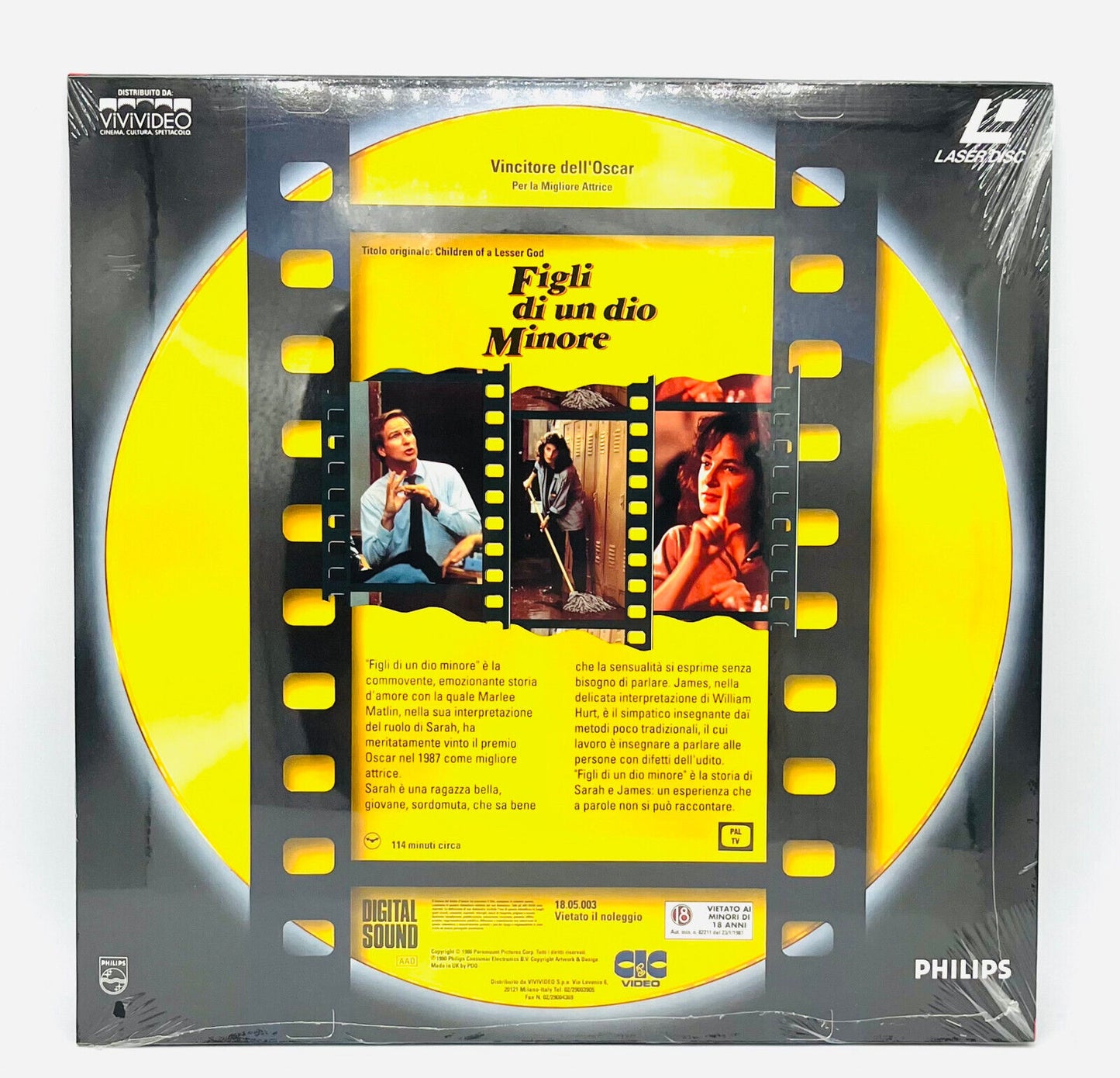 EBOND Figli Di Un Dio Minore - Laser Disc Pal