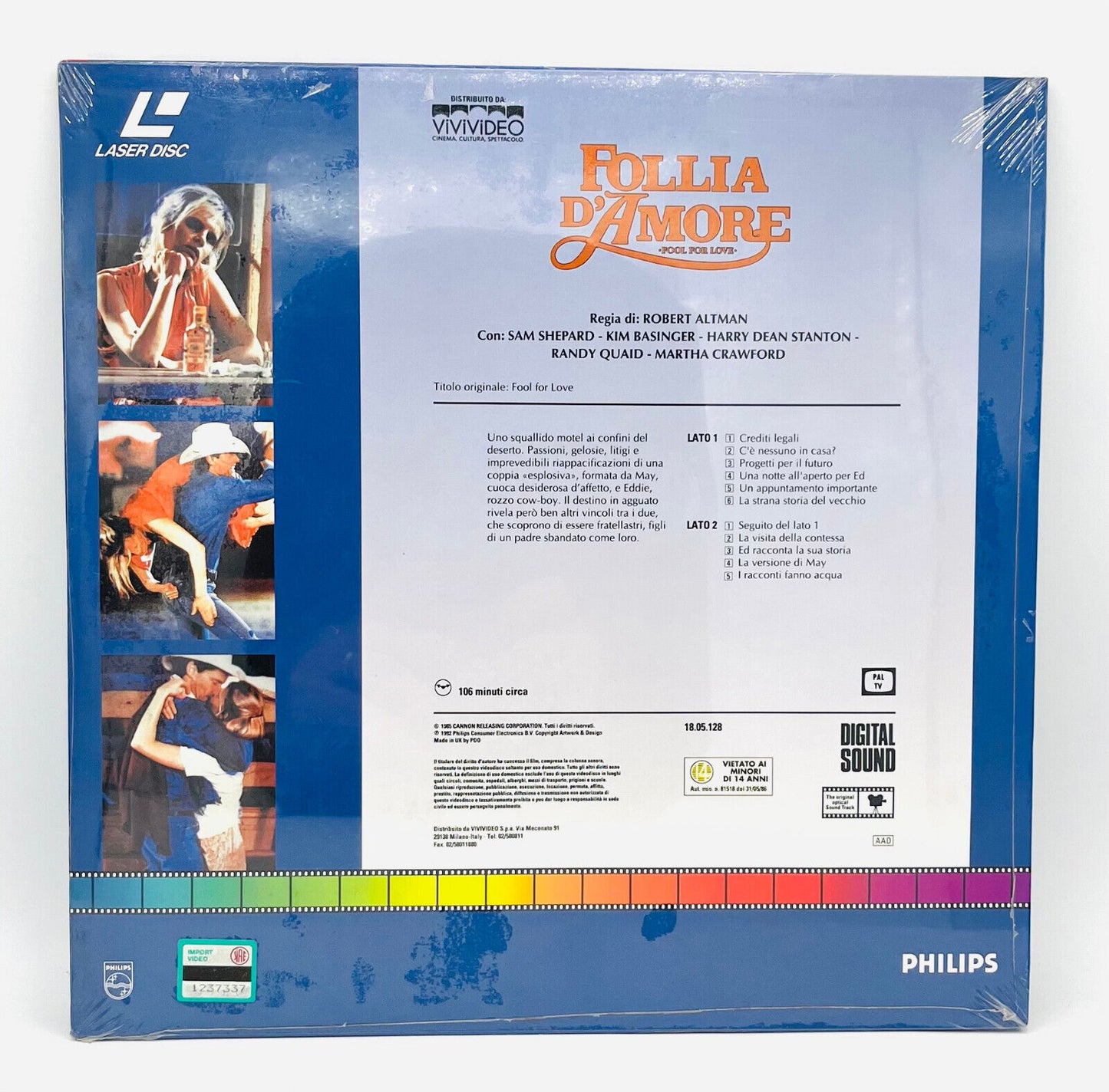 EBOND Follia D'amore - Laser Disc Pal