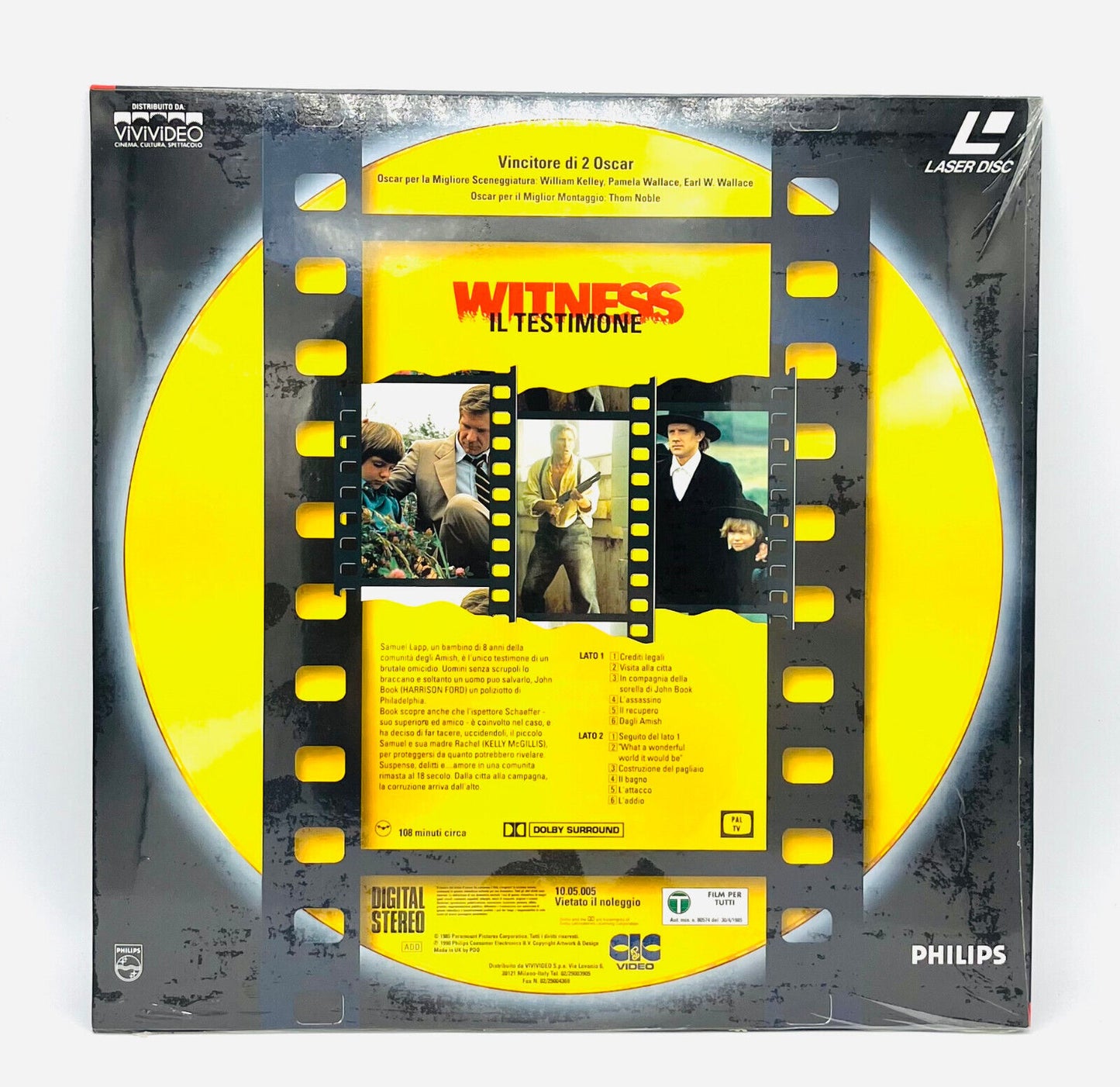 EBOND Witness Il Testimone - Laser Disc Pal