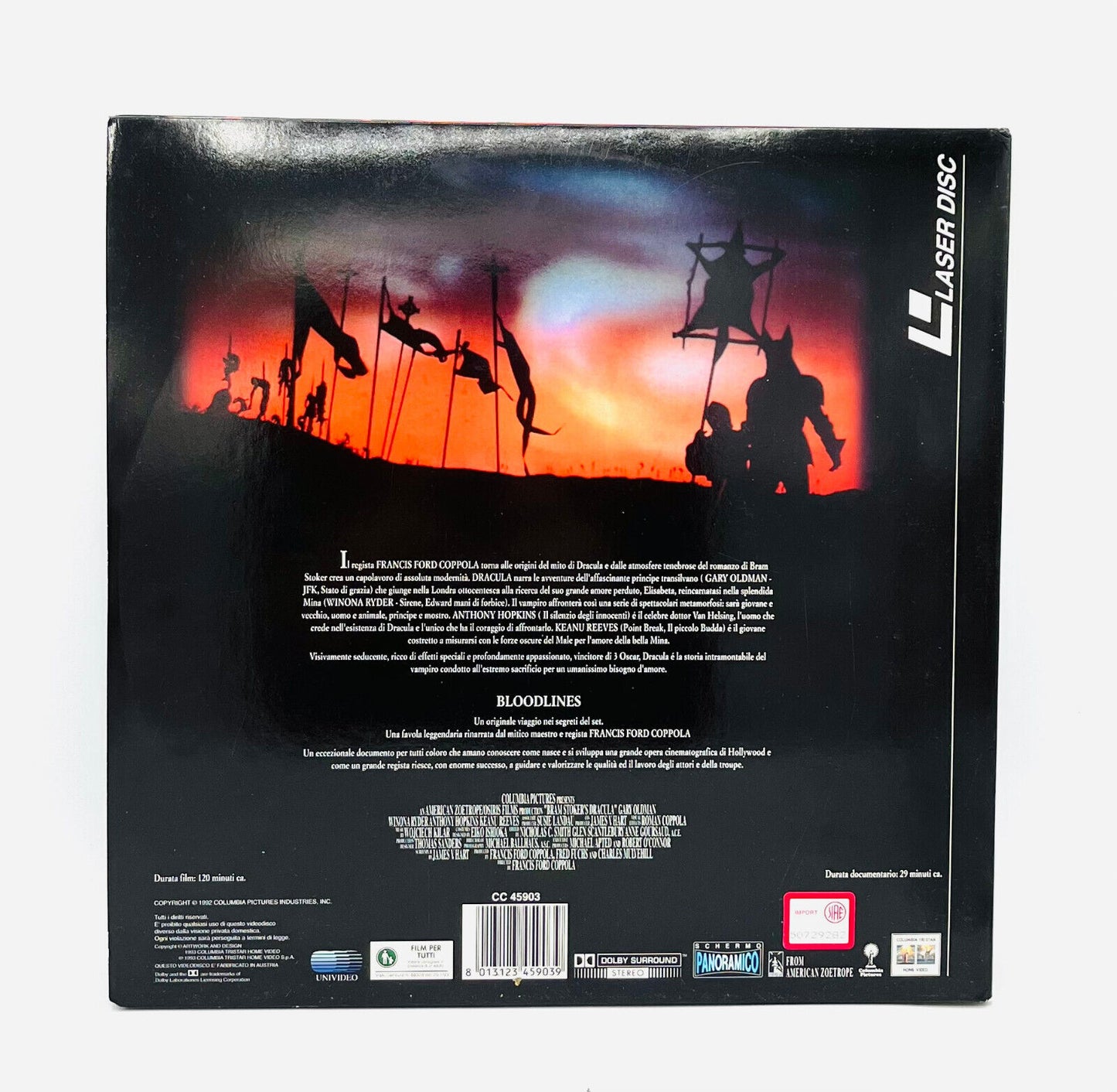 EBOND Dracula Di Bram Stoker - Laser Disc Pal