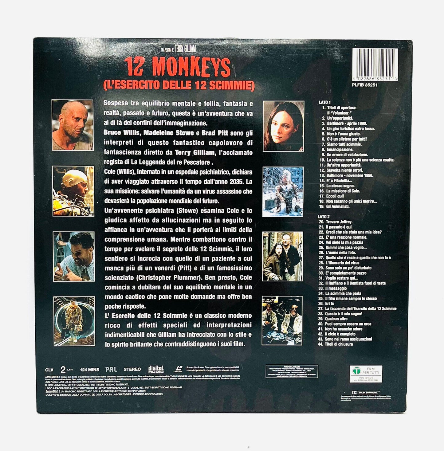 EBOND L'esercito Delle 12 Scimmie - Laser Disc Pal