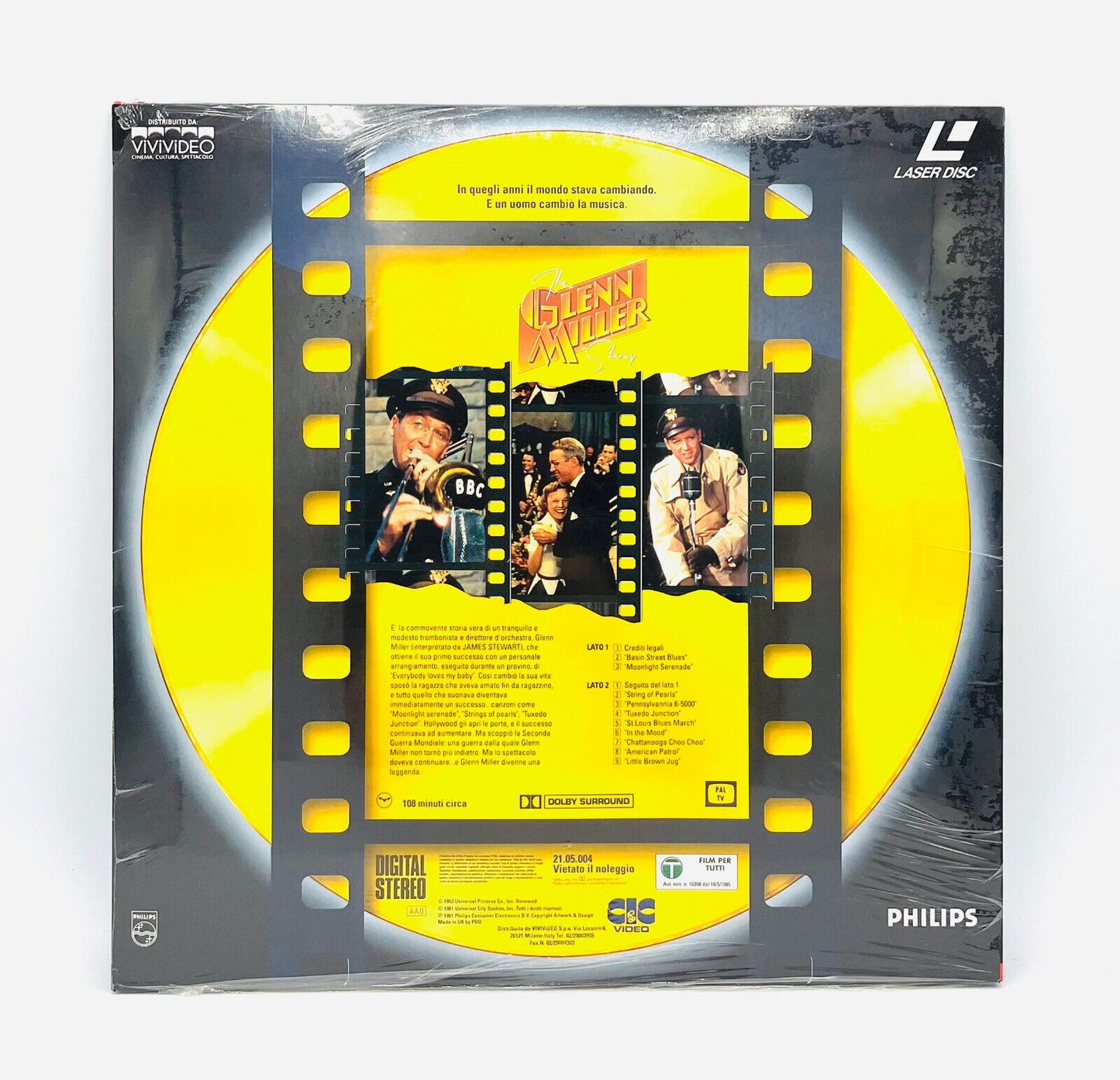 EBOND Glenn Miller Story - Laser Disc Pal