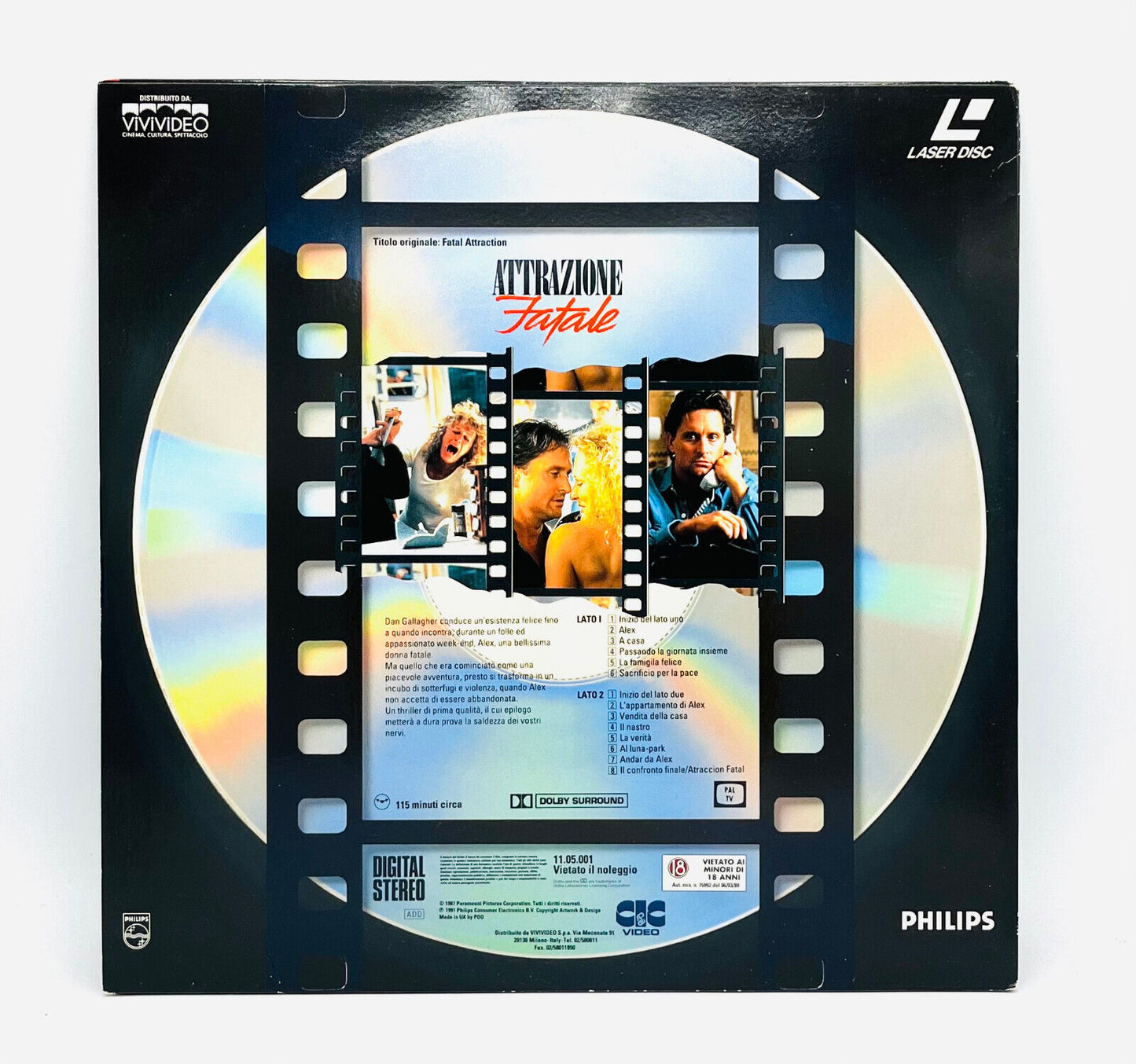 EBOND Attrazione Fatale - Laser Disc Pal