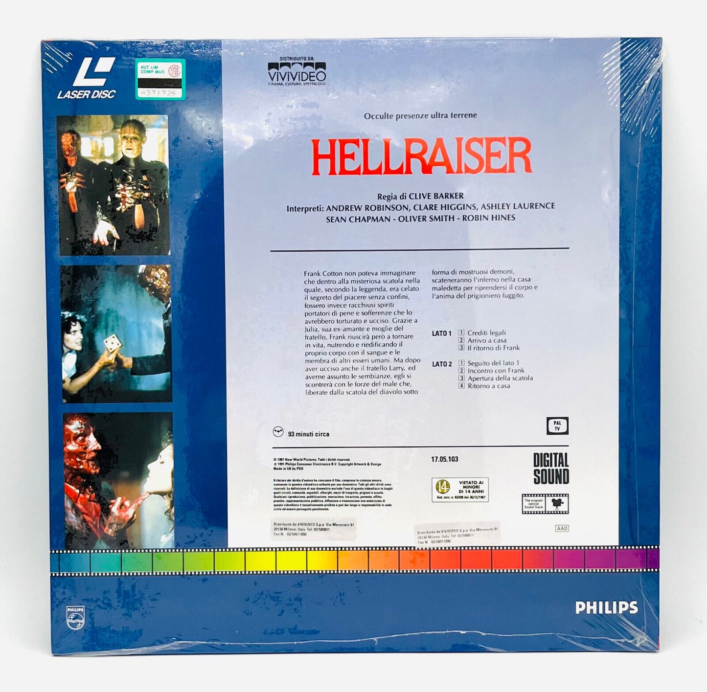 EBOND Hellraiser - Laser Disc Pal