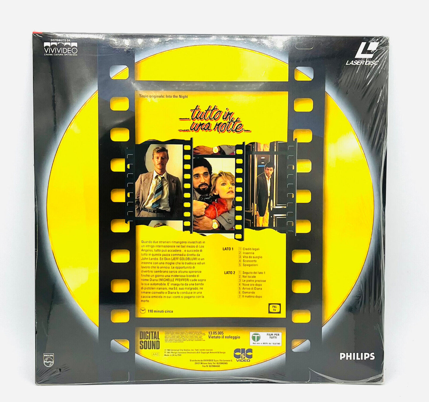 EBOND Tutto In Una Notte - Laser Disc Pal