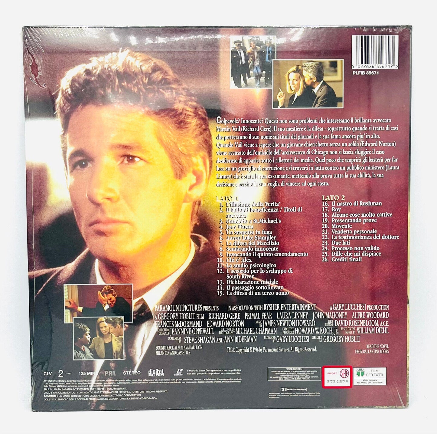 EBOND Schegge Di Paura - Laser Disc Pal