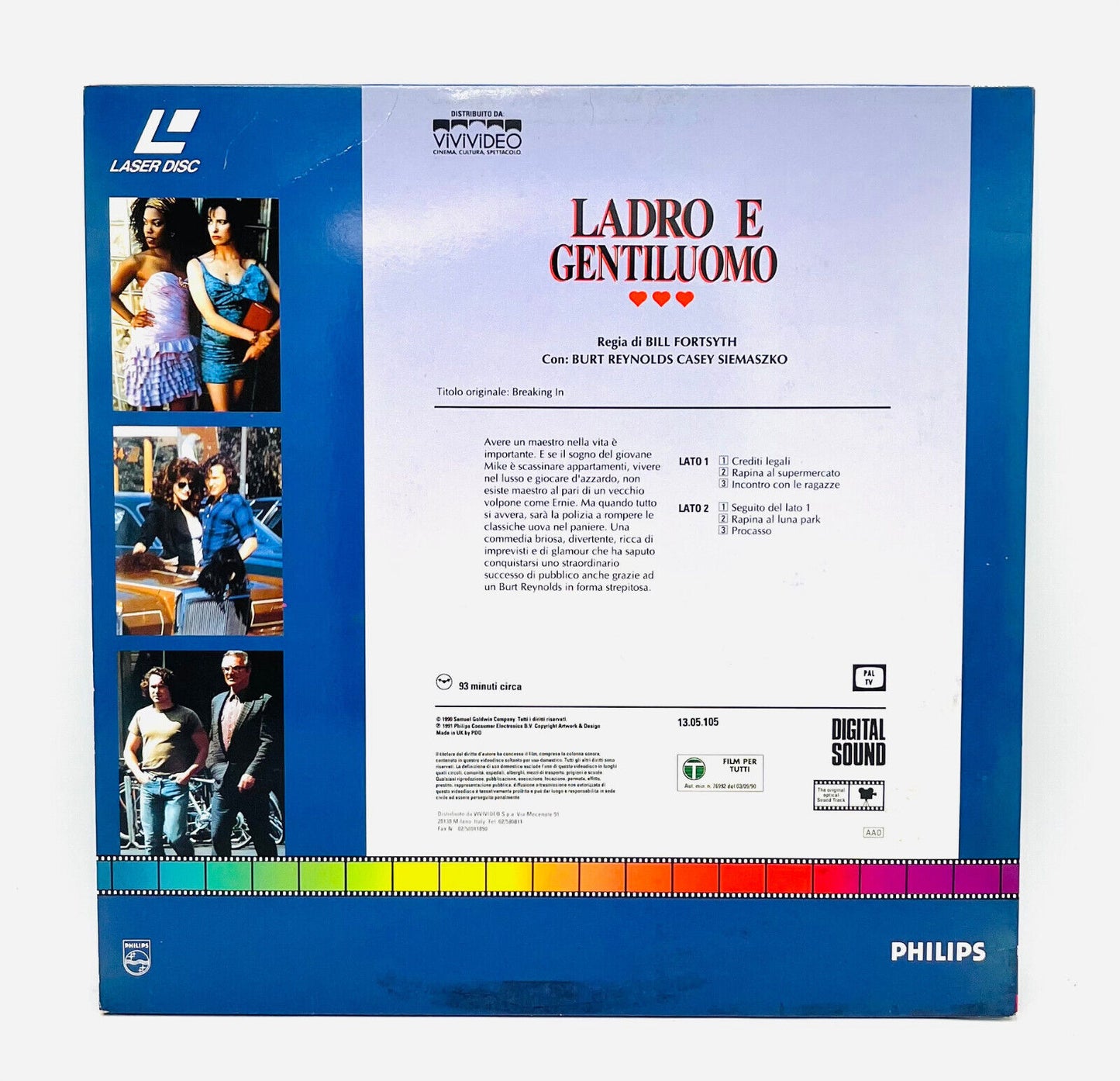 EBOND Ladro E Gentiluomo - Laser Disc Pal