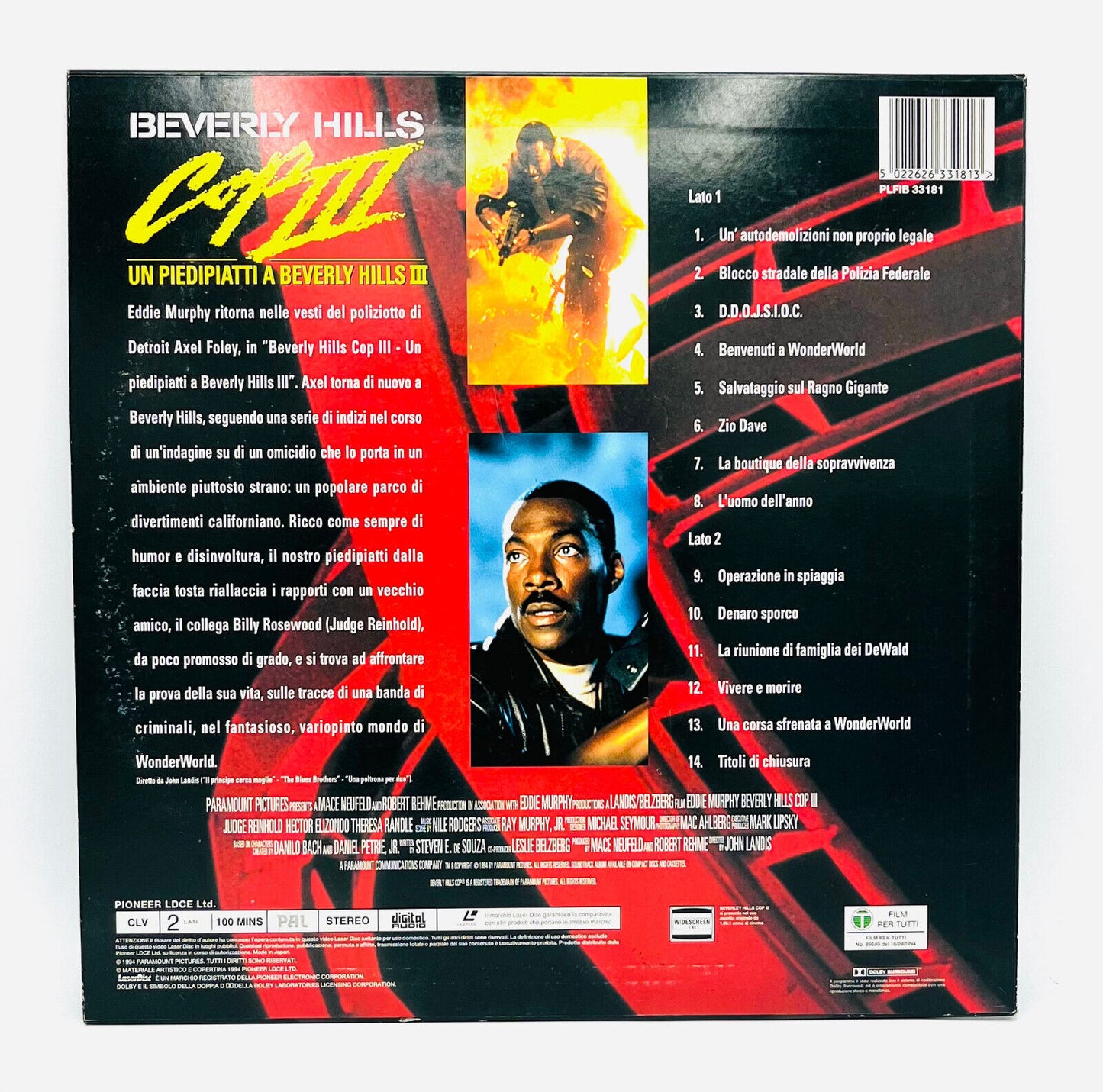 EBOND Beverly Hills Cop Iii - Laser Disc Pal