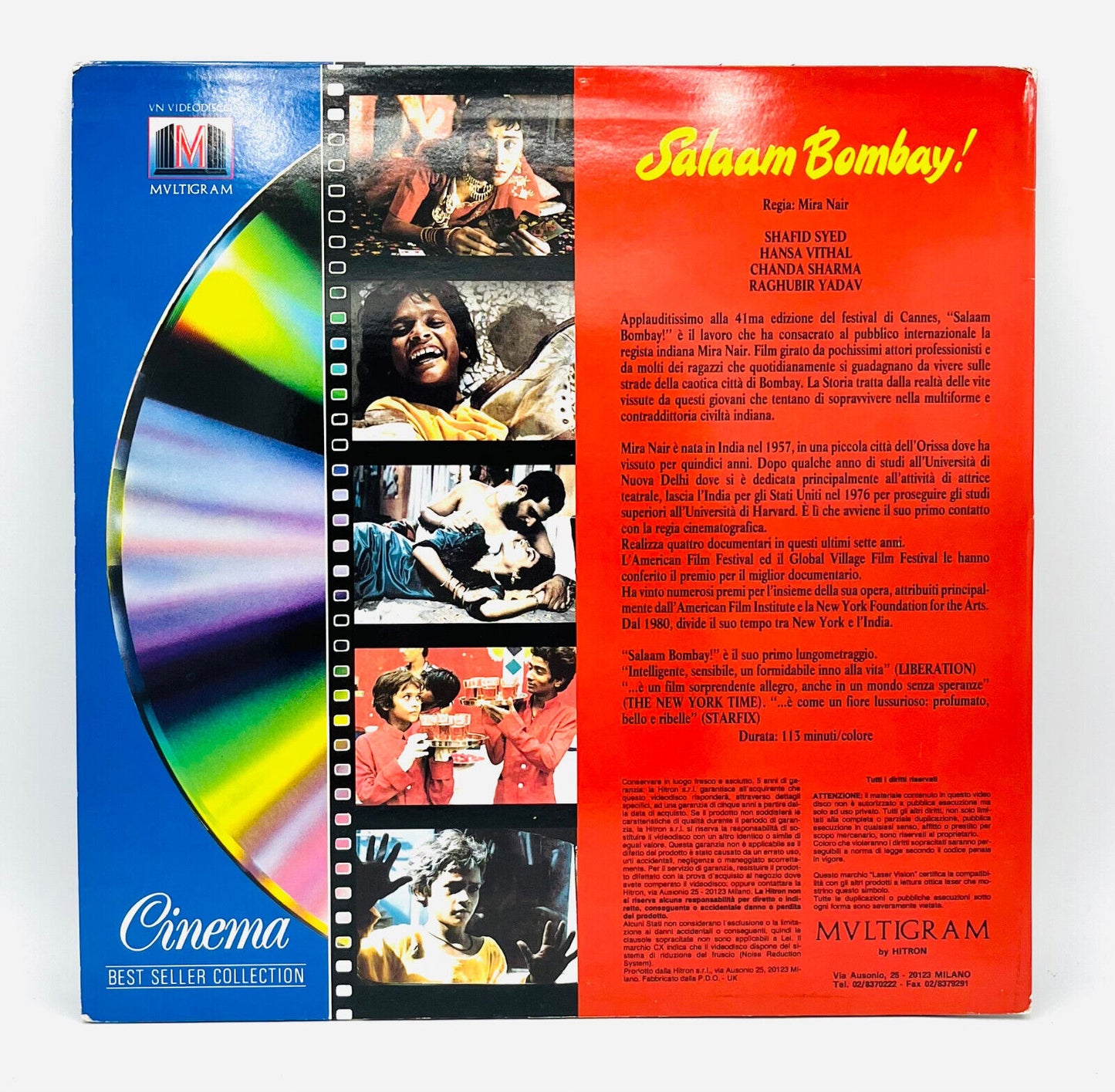 EBOND Salaam Bombay !- Laser Disc Pal