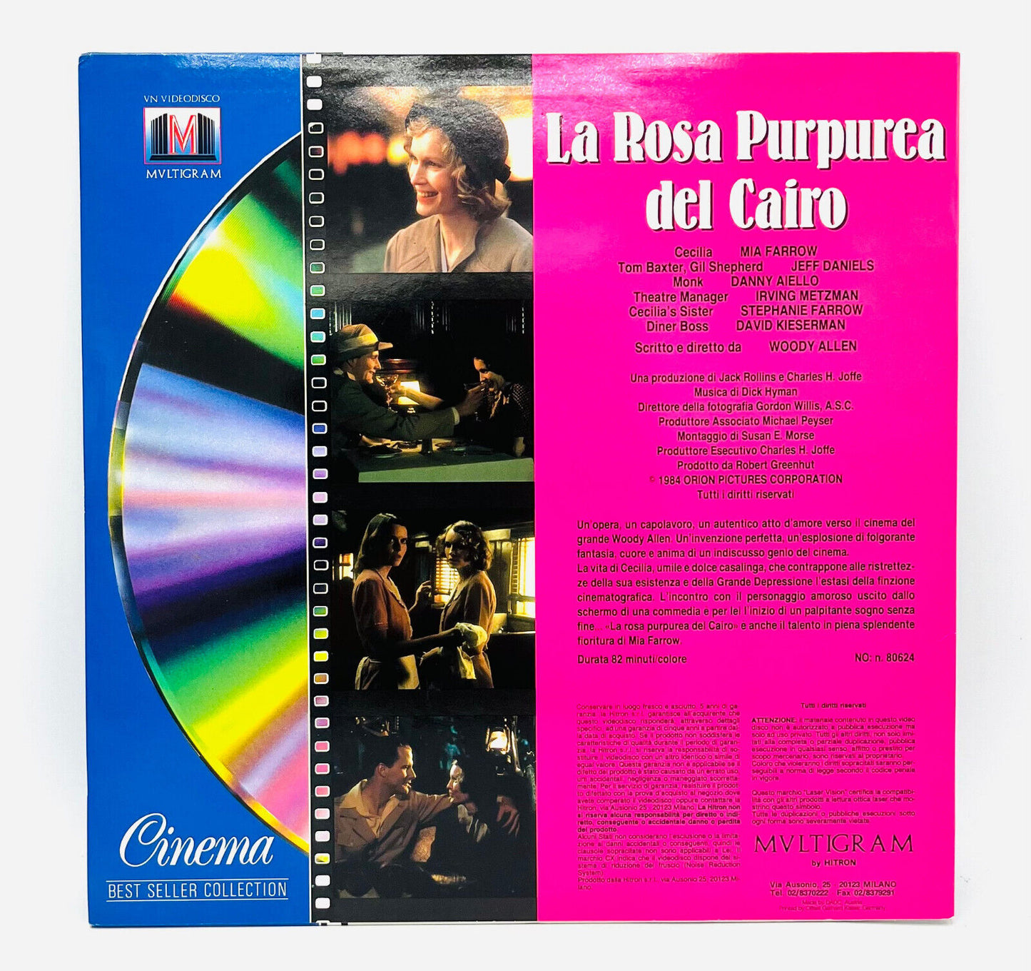 EBOND La Rosa Purpurea Del Cairo - Laser Disc Pal
