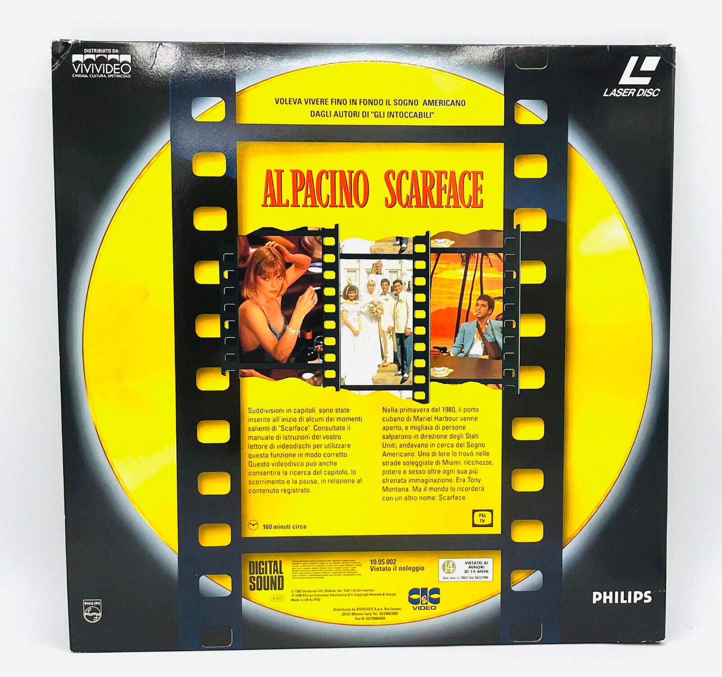 EBOND Al Pacino Scarface - 2 Dischi - Laser Disc Pal