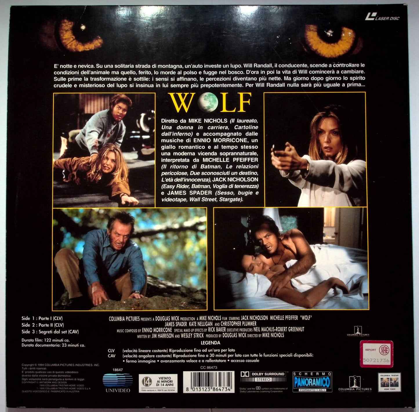 EBOND Wolf La Belva e Fuori - Laser Disc Pal
