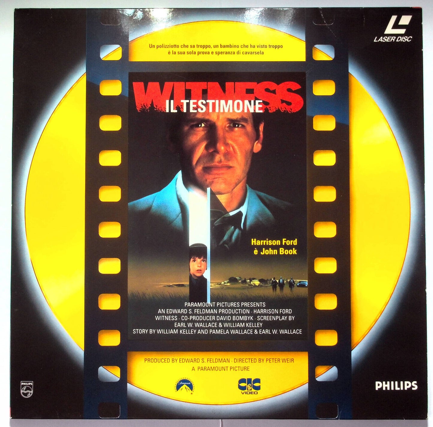 EBOND Witness Il Testimone - Laser Disc Pal